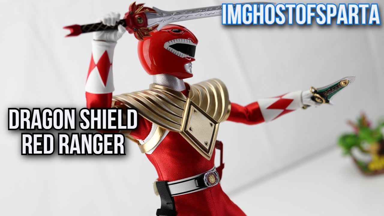 Threezero 1:6 Scale Mighty Morphin Power Rangers Dragon Shield Red Ranger Action Figure Review
