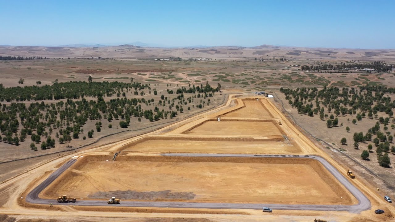 HIBA WAF TRAVAUX - Les bassin d'évaporation des margines Ain Dfali - RAK