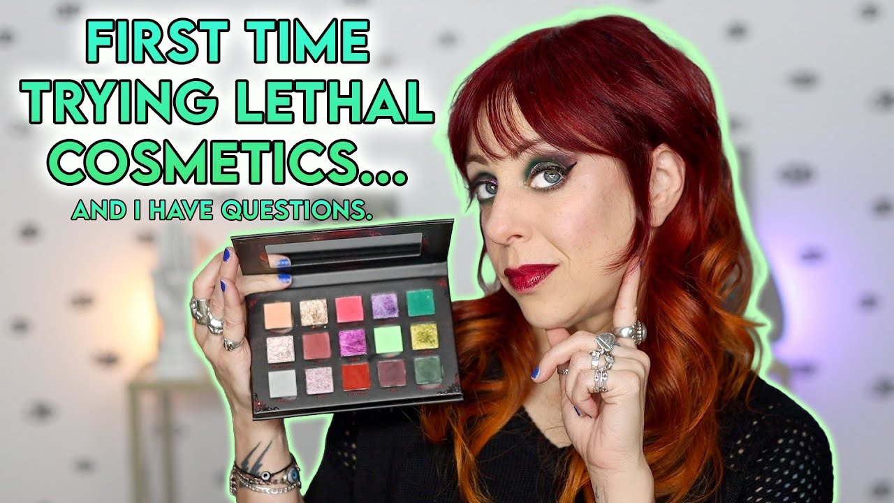 Пробую косметику Lethal Cosmetics впервые 🐍 Serpentine: что получилось, а что нет