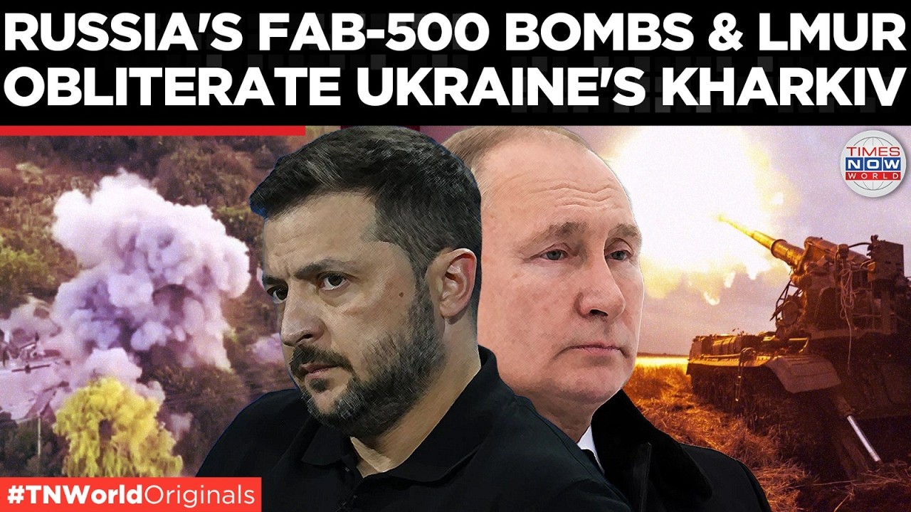 RUSSIA STRIKES: FAB-500 Bombs & LMUR Guided Missiles DESTROY Ukraine UAV Posts In Kharkiv!