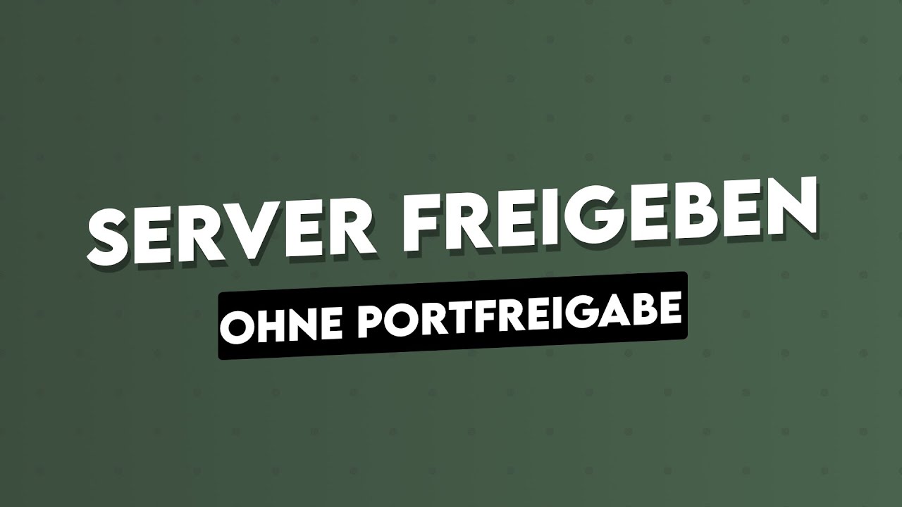 Minecraft Server OHNE Portfreigabe FREIGEBEN