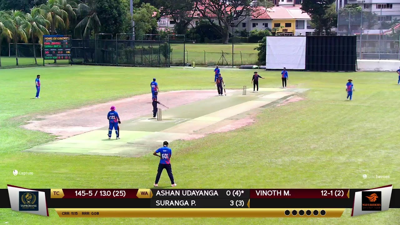 WAVERIDERS vs TAPROBANE CC live cricket match | 18-Jan-26 10:48 AM 25 live - BPL 2025