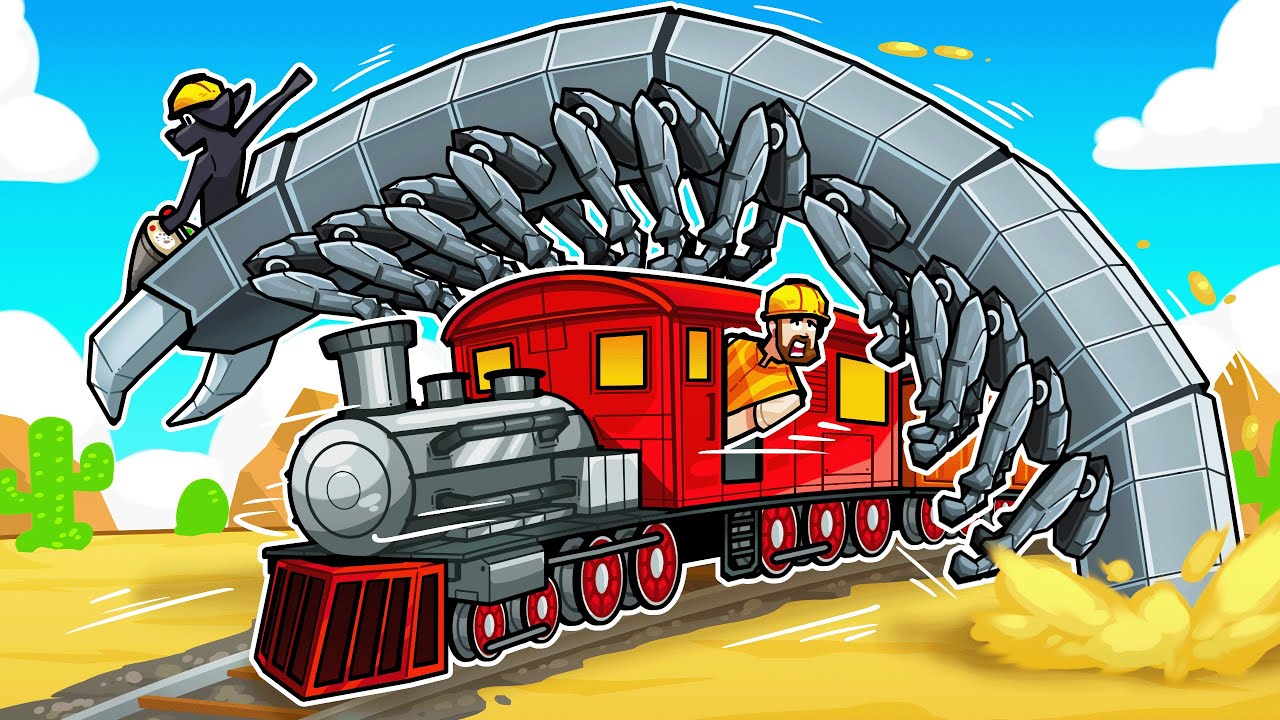 Can my train outrun a GIANT MECHANICAL CENTIPEDE in the wasteland?