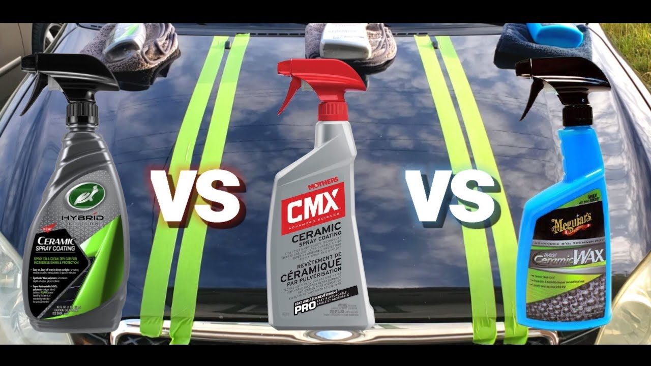 Керамическое покрытие Turtle Wax Hybrid Solutions против керамического покрытия Mothers CMX проти...