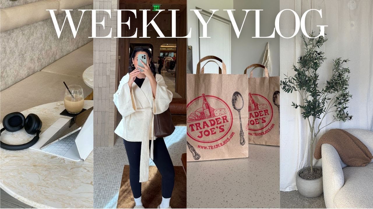 vlog: new year reset, life updates, trader joes restock & getting my life together