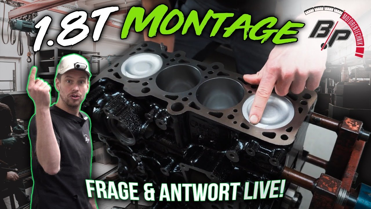 Operation am offen Herzen | 1.8T Montage | DR. Pieper Live | BP Motorentechnik