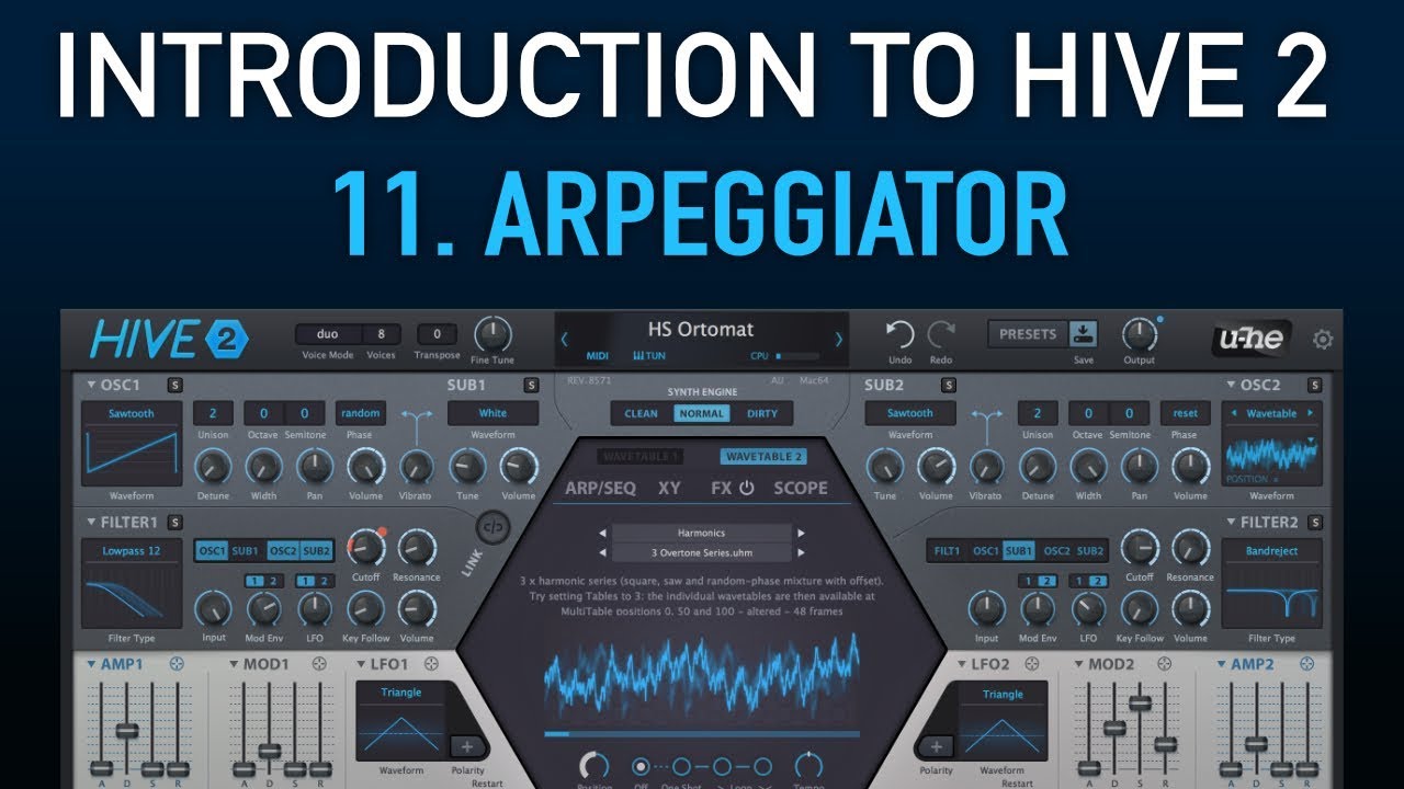 Introduction to Hive 2 - 11. Arpeggiator