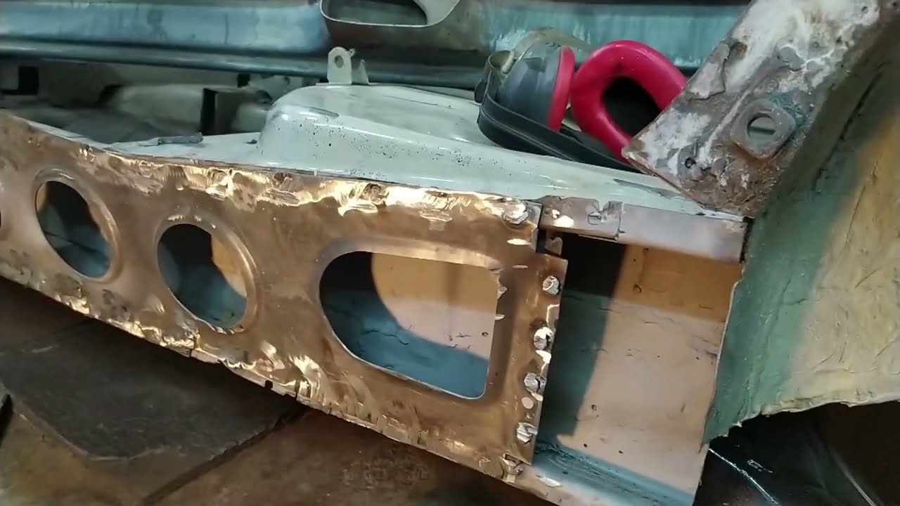 19. Renovácia Škoda Favorit. Vystuha prahu