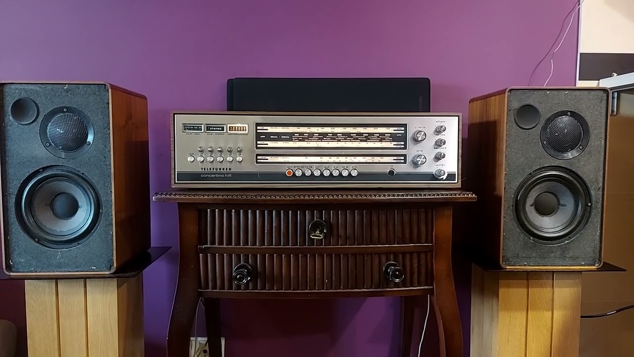 TELEFUNKEN CONCERTINO  HI-FI 201+HANNS STUDIO 40A