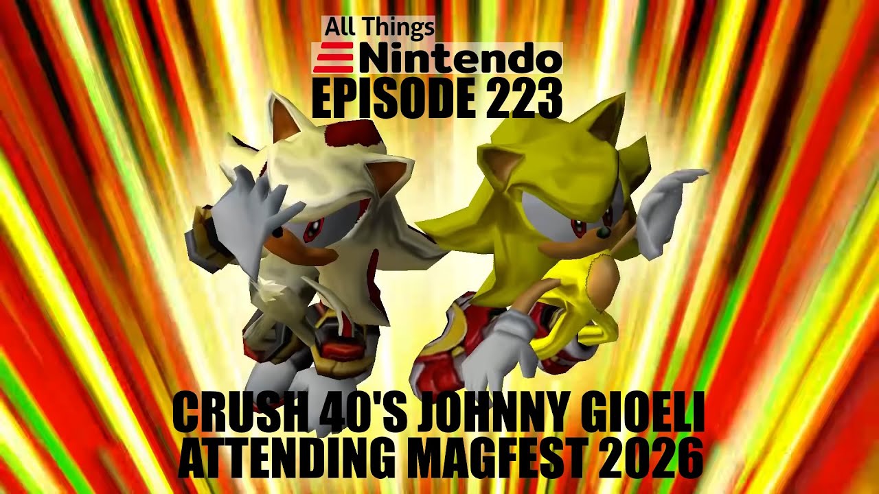 Johnny Gioeli of Crush 40, MAGFest 2026 w/ Nadia Oxford | All Things Nintendo