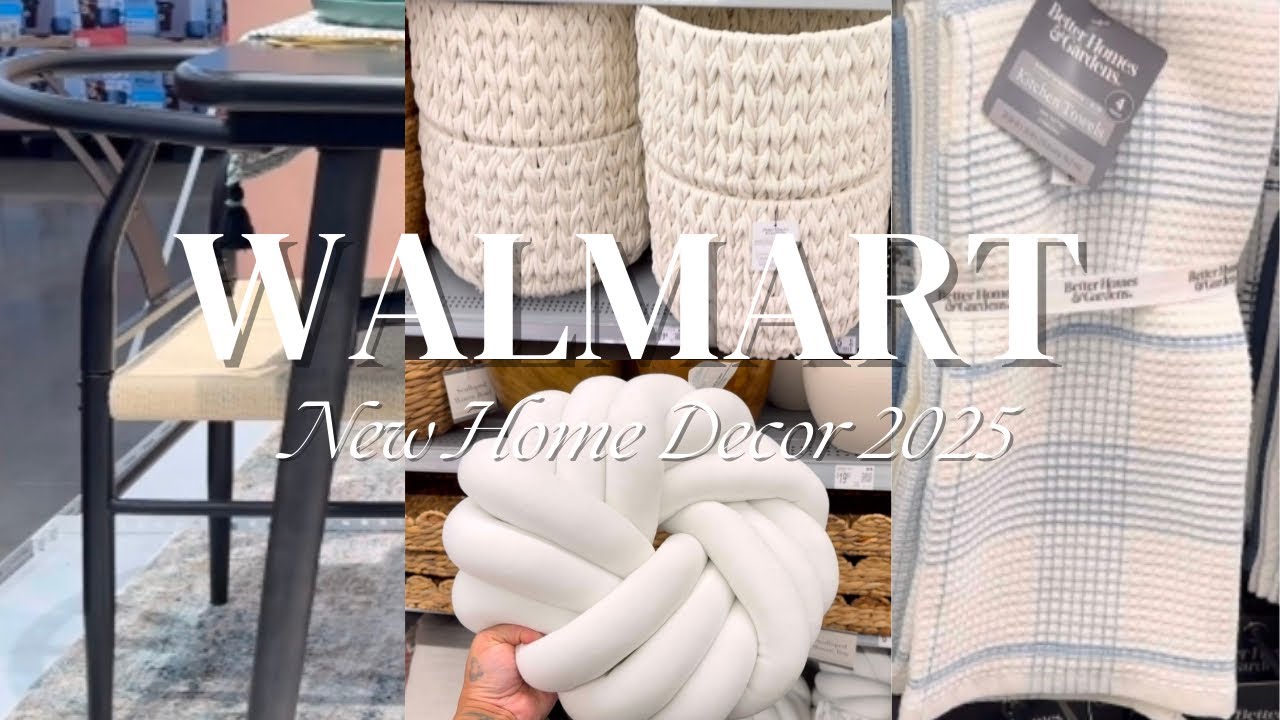 WALMART HOME DECOR | WALMART SPRING 2025 SHOP WITH ME | HIGH END HOME FINDS + HOME DECORATING IDEAS