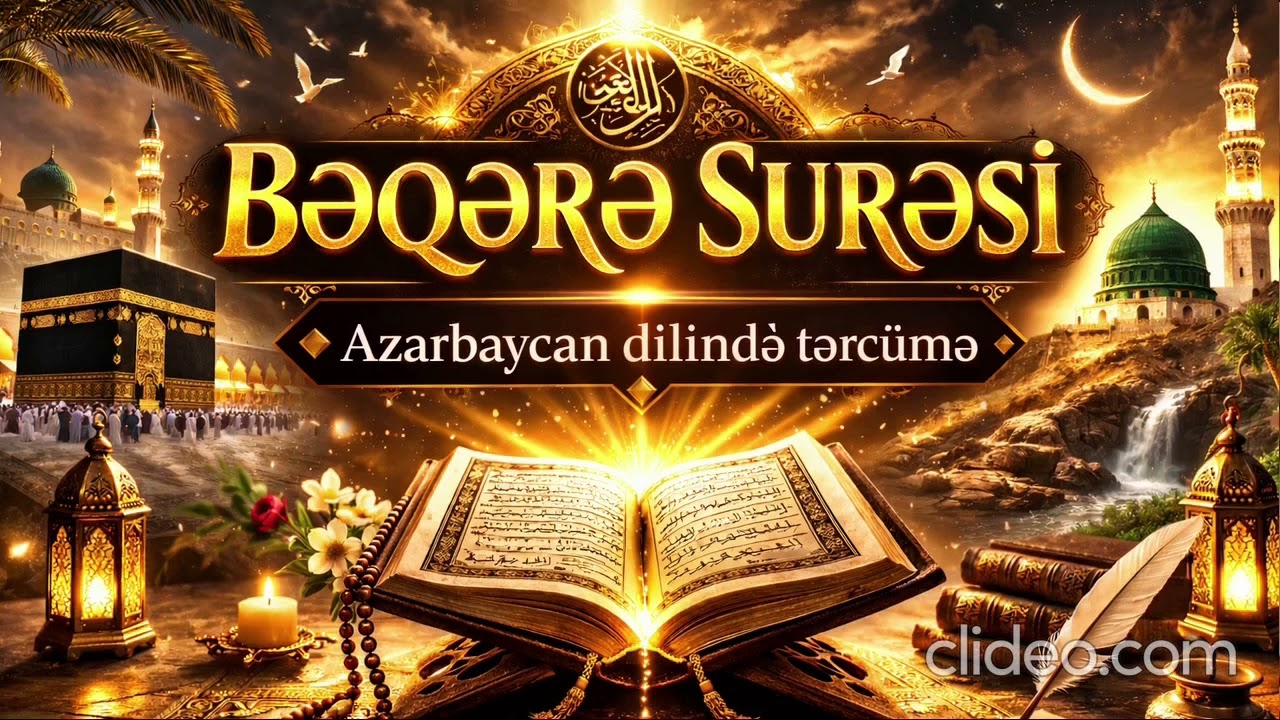 Əl-Bəqərə surəsi Azərbaycan dilində tərcümə. #surə #baqarah #bəqərə #sureler #ayə #ayet #quran #vlog