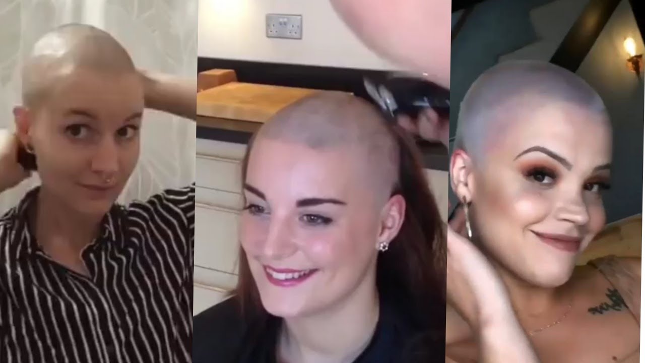 amazing bald head women 2022/ Beautiful girls headshave / Shave your head