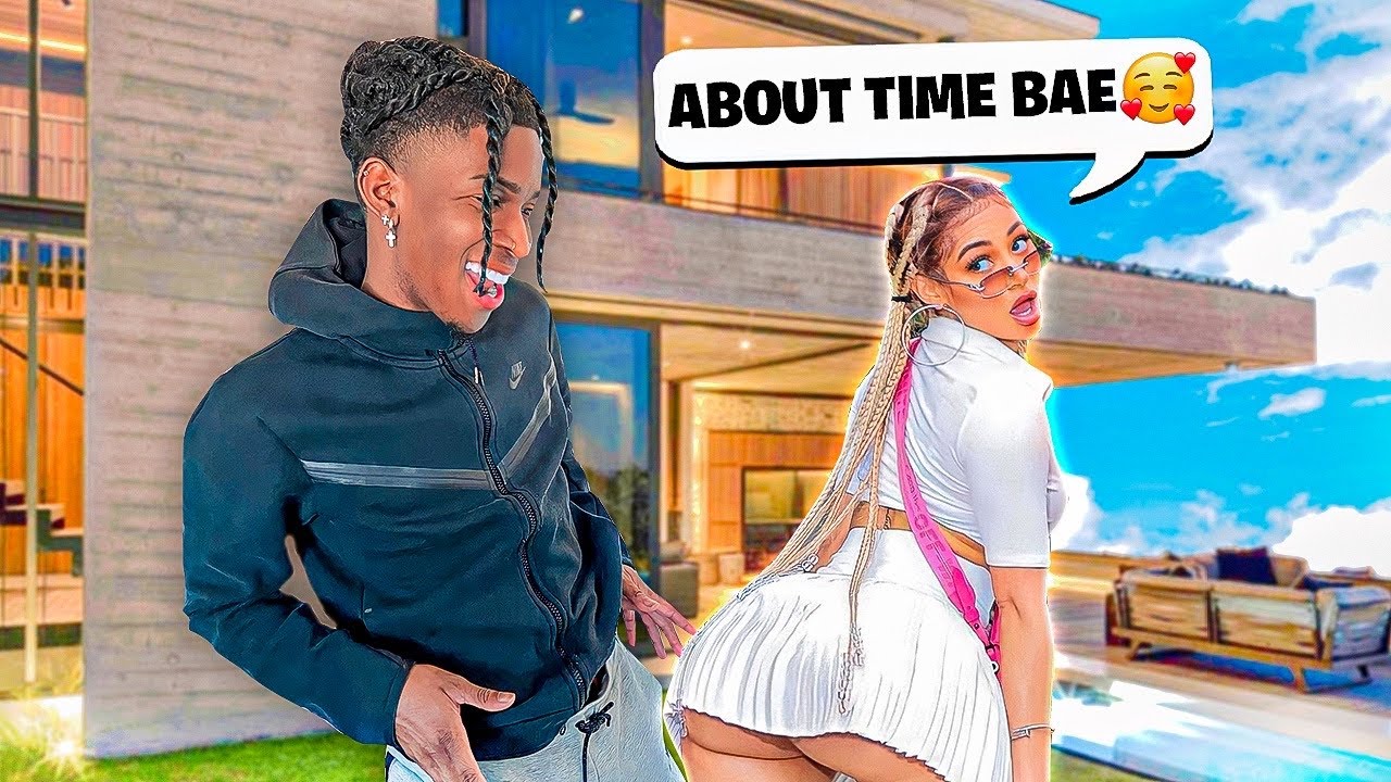 SwagBoyQ pulls up on a baddie 😳💖