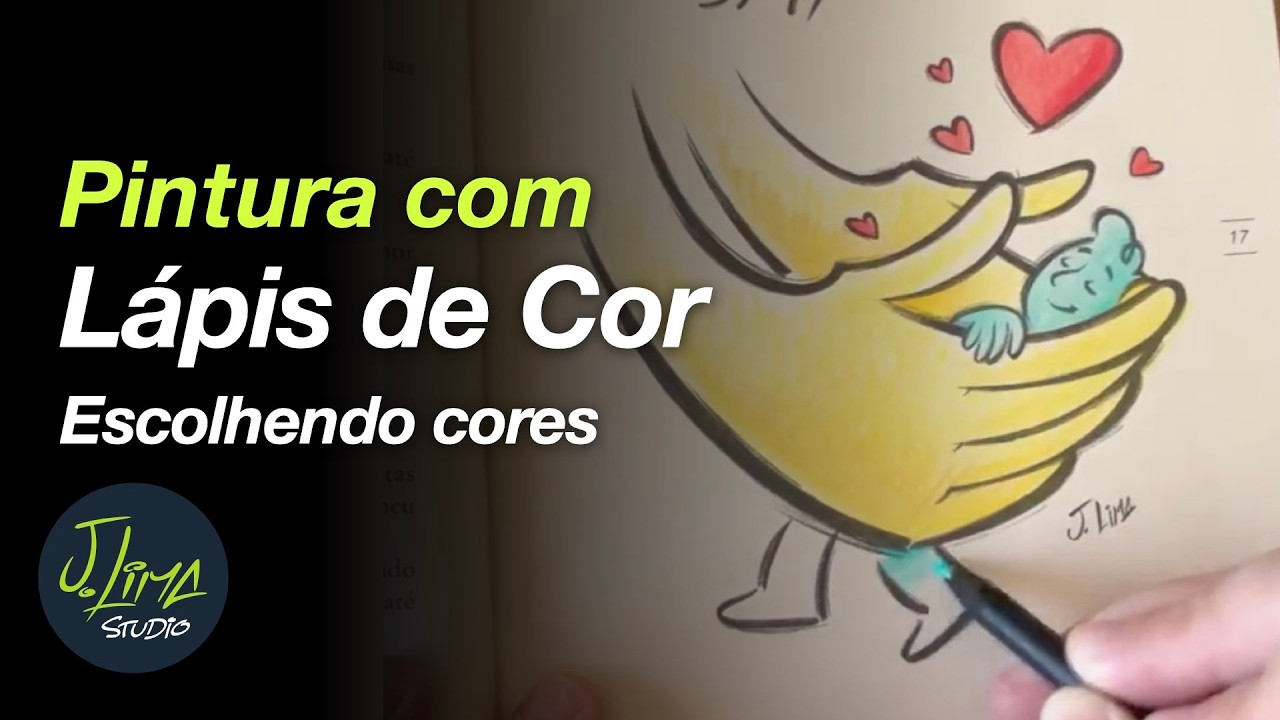 Como Escolher Cores para Realçar seus Desenhos - J. Lima Studio