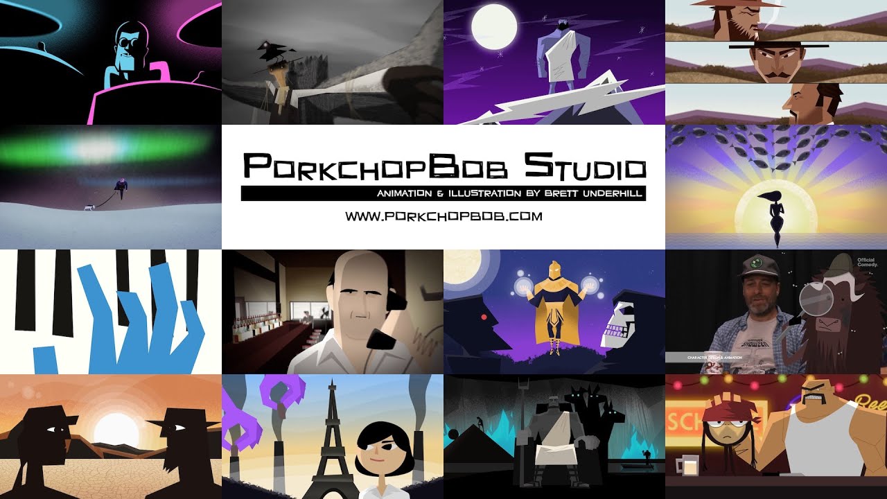 PorkchopBob Studio Animation Reel | Brett Underhill