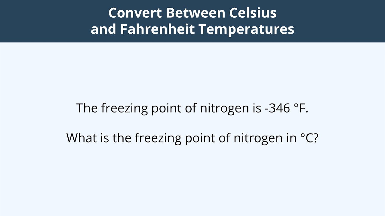 Convert Between Celsius and Fahrenheit Temperatures - 2