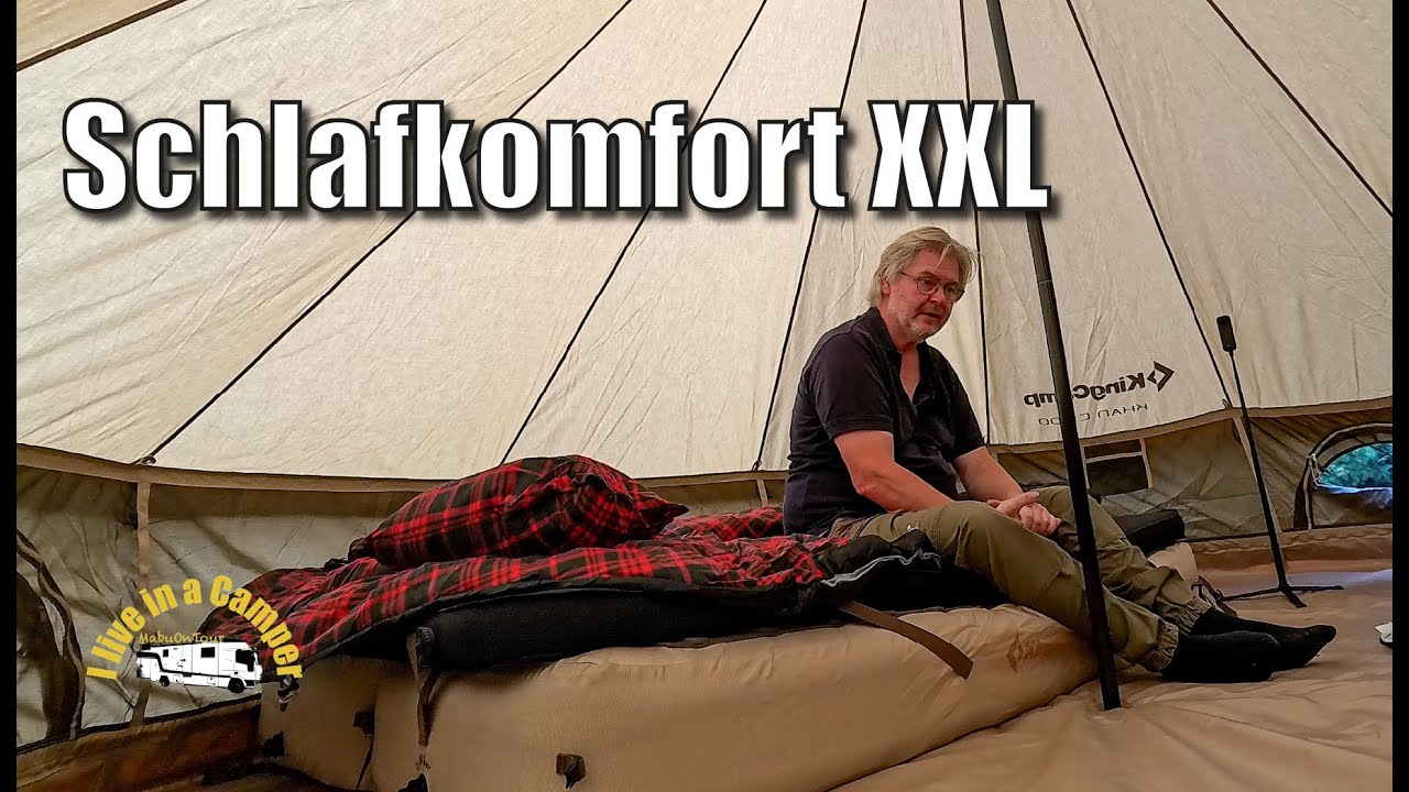 KingCamp Campingbett & Luxus-Isomatte im Test &ndash; So bequem war Camping noch nie!