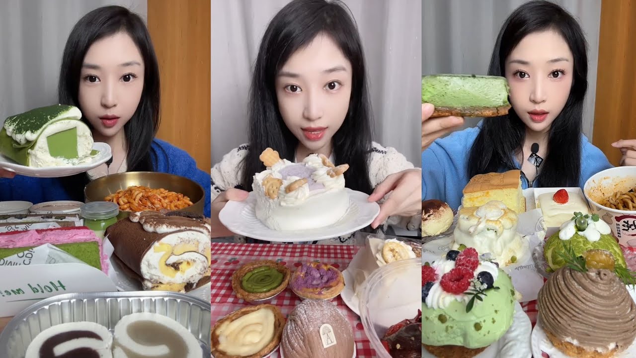 Eating cake 🍰🎂 dessert 🎂 MUKBANG Swakathik #cakeeating #cake #dessert#chocolatecake