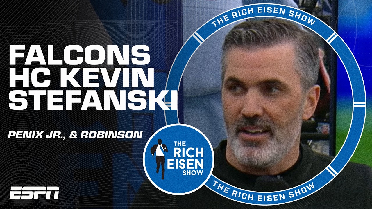 Falcons HC Kevin Stefanski on Atlanta's outlook with Penix Jr. & Robinson 🏈 | The Rich Eisen Show