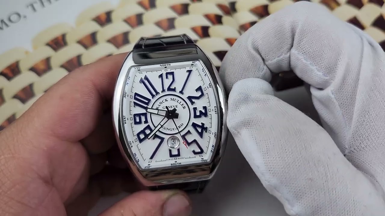 Trên Tay review Franck Muller VANGUARD V 45 SC DT (AC.BU)