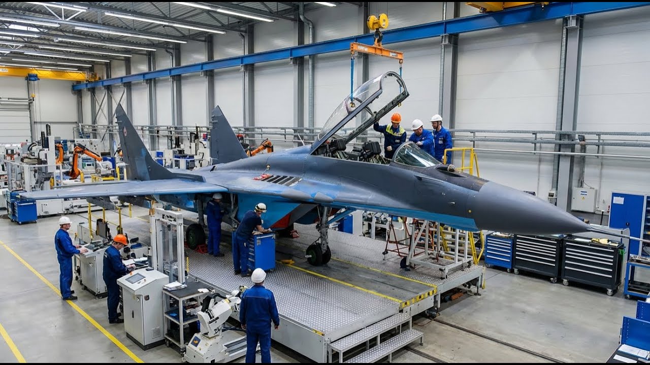 Inside the Factory: MiG-29 Canopy Fabrication & Miniature Detonating Cord Installation