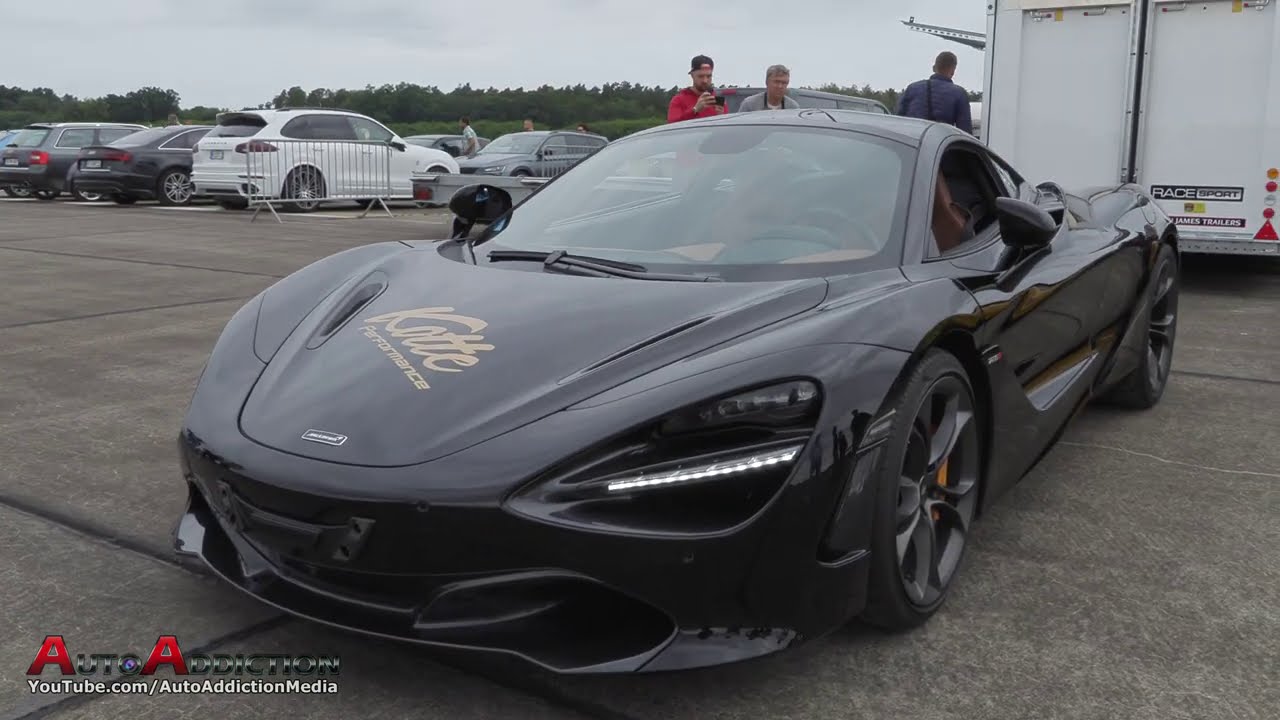 720HP McLaren 720S vs 800HP Corvette Z06 C7.R Half Mile Drag Race