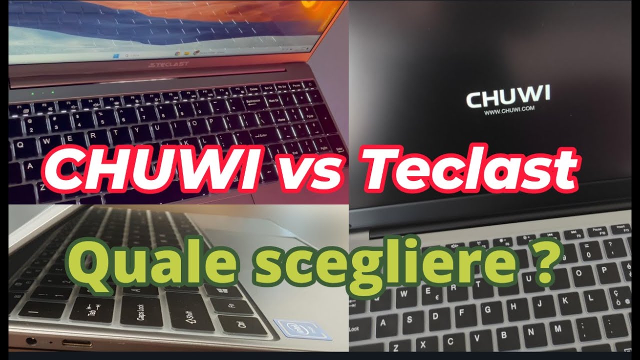 CHUWI HeroBook Pro vs  TECLAST F16 pro quale scegliere ? recensione