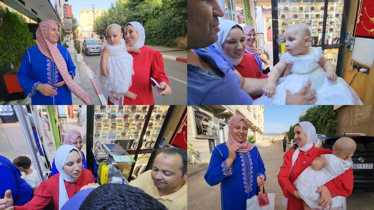 حفصة فرحانة بأية حفل ثقيب الودنين🤗بتقاليد مغربية لحايحة نايضة...😲