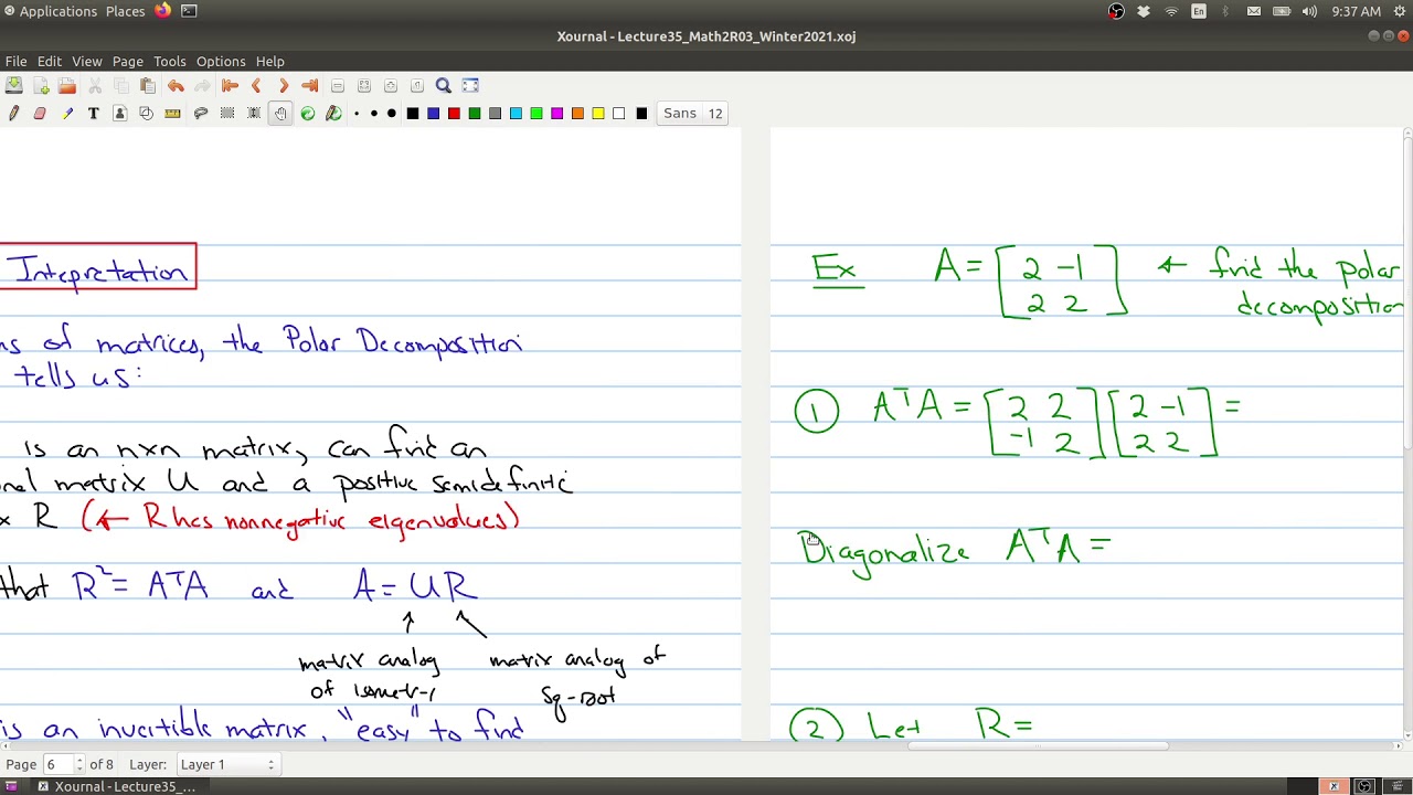 Lecture 35 Part 4 Math 2R03