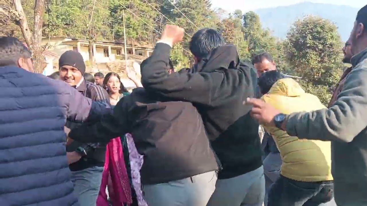क्लॉस 12 विदाई समारोह 17/2/2026 gic gerud थराली चमोली #culture #snow #snow 