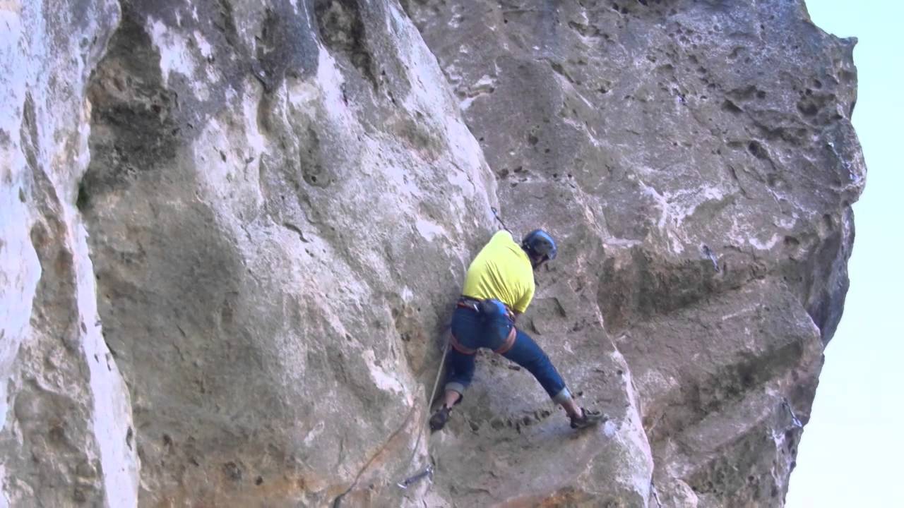 Escalada Fisura del Maya, 7b. Patones