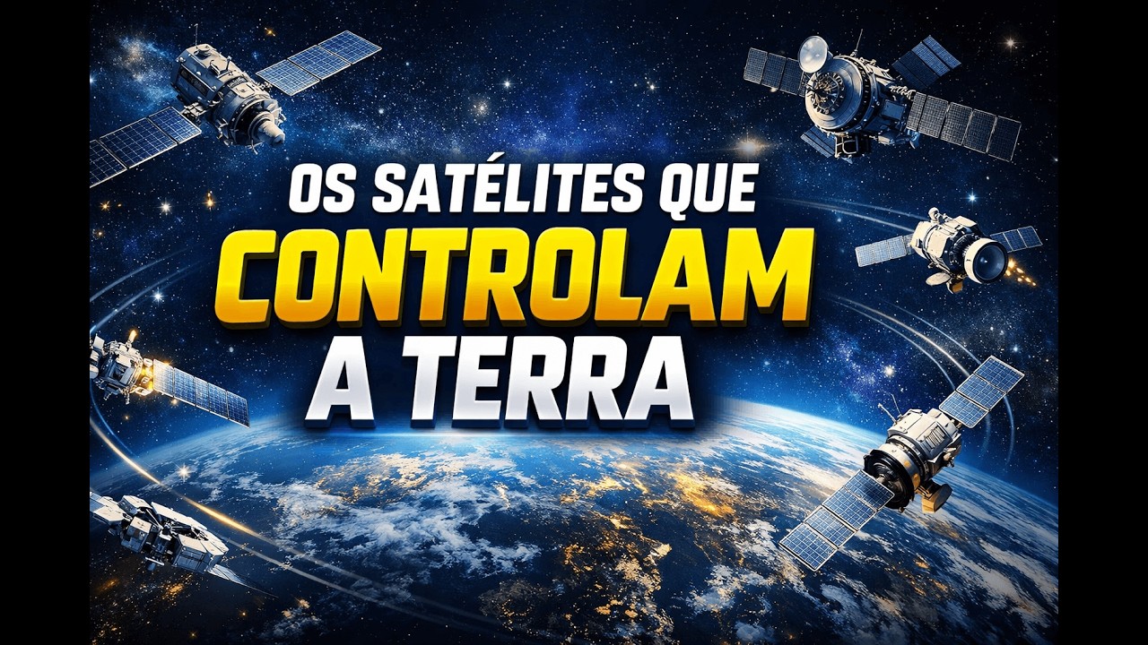 OS SATÉLITES QUE ORBITAM A TERRA: COMO ELES CONTROLAM O NOSSO MUNDO