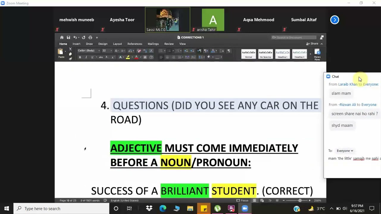 English Prescie and Composition Lecture by Ma'am Sassi Malik Sher | CSS | PMS | One paper Exam