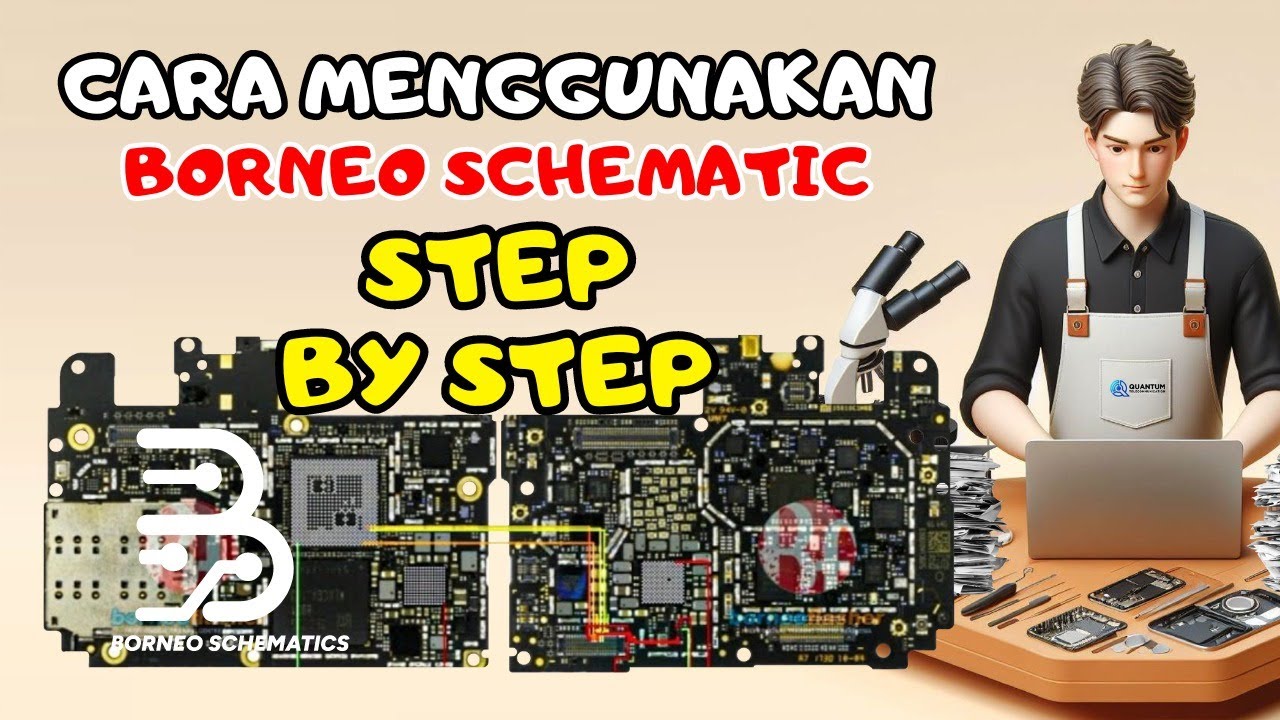 Cara Baca Skema Hp Android | Menggunakan Borneo Schematics