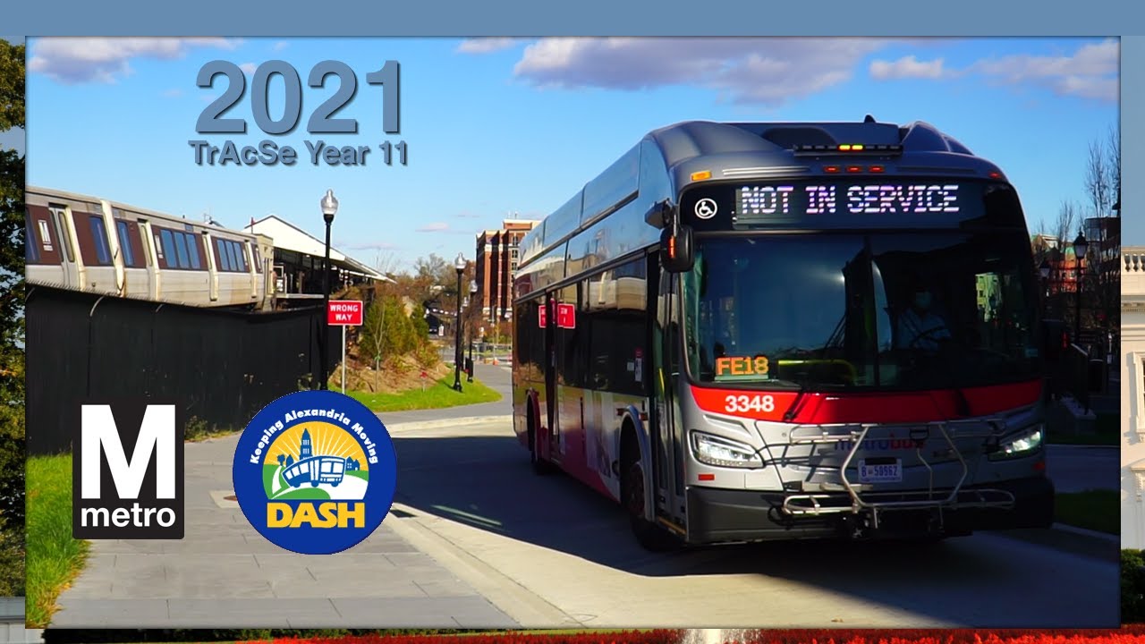Alexandria, VA: King St-Old Town Metro Station NEW BUS LOOP - WMATA TrAcSe 2021 ft Alexandria DASH