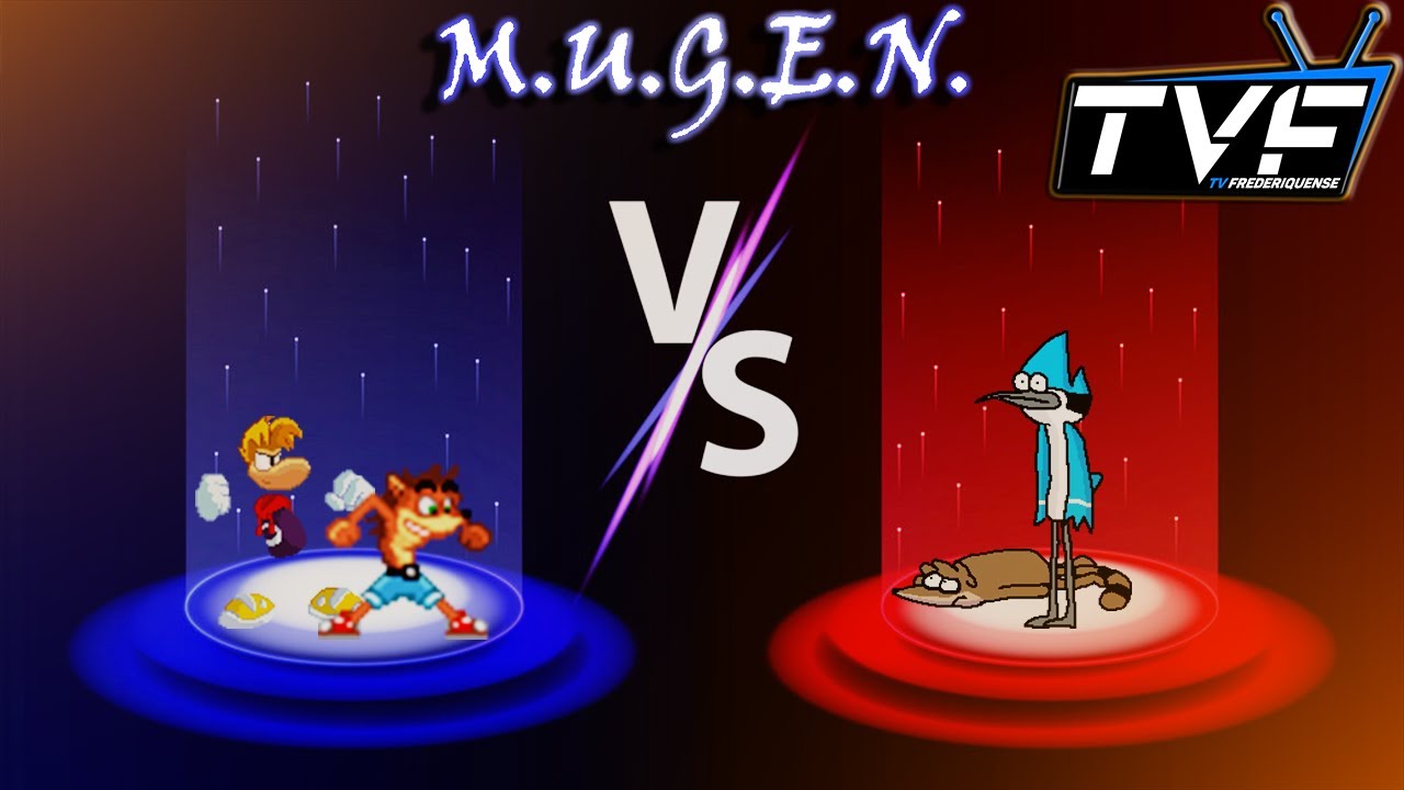 MUGEN Crash & Rayman VS Mordecai & Rigby