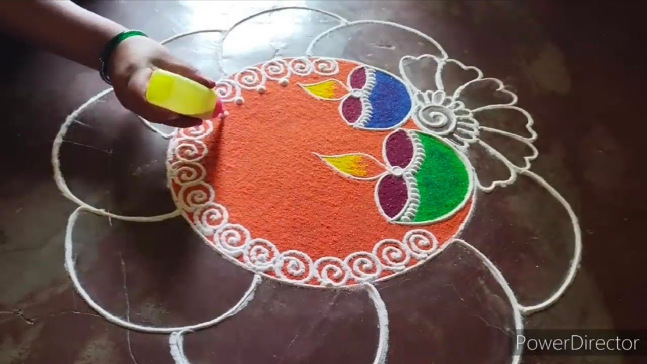 Diwali Special Rangoli Designs 🌷 Beautiful Rangoli Designs For Diwali 🌷 Diwali Rangoli 🌷#saptrangi 🌷