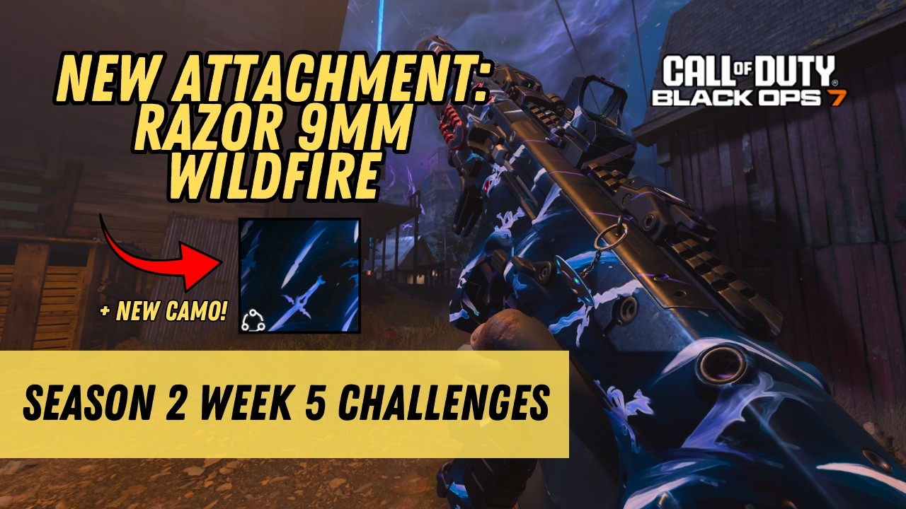 Unlocking the Razor 9mm Wildfire Attachment in the Season 2 Week 5 Challenges!