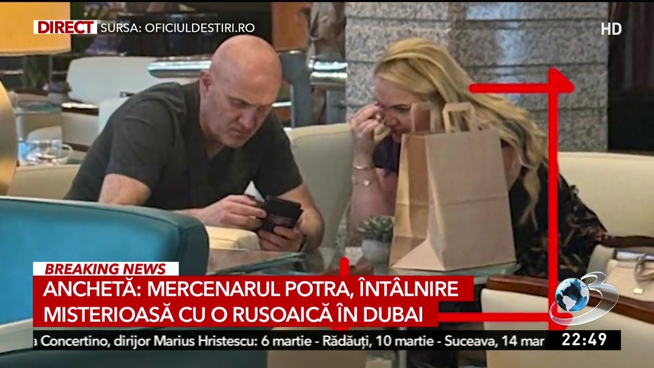 Mercenarul Potra, întâlnire secretă cu o rusoaică în Dubai
