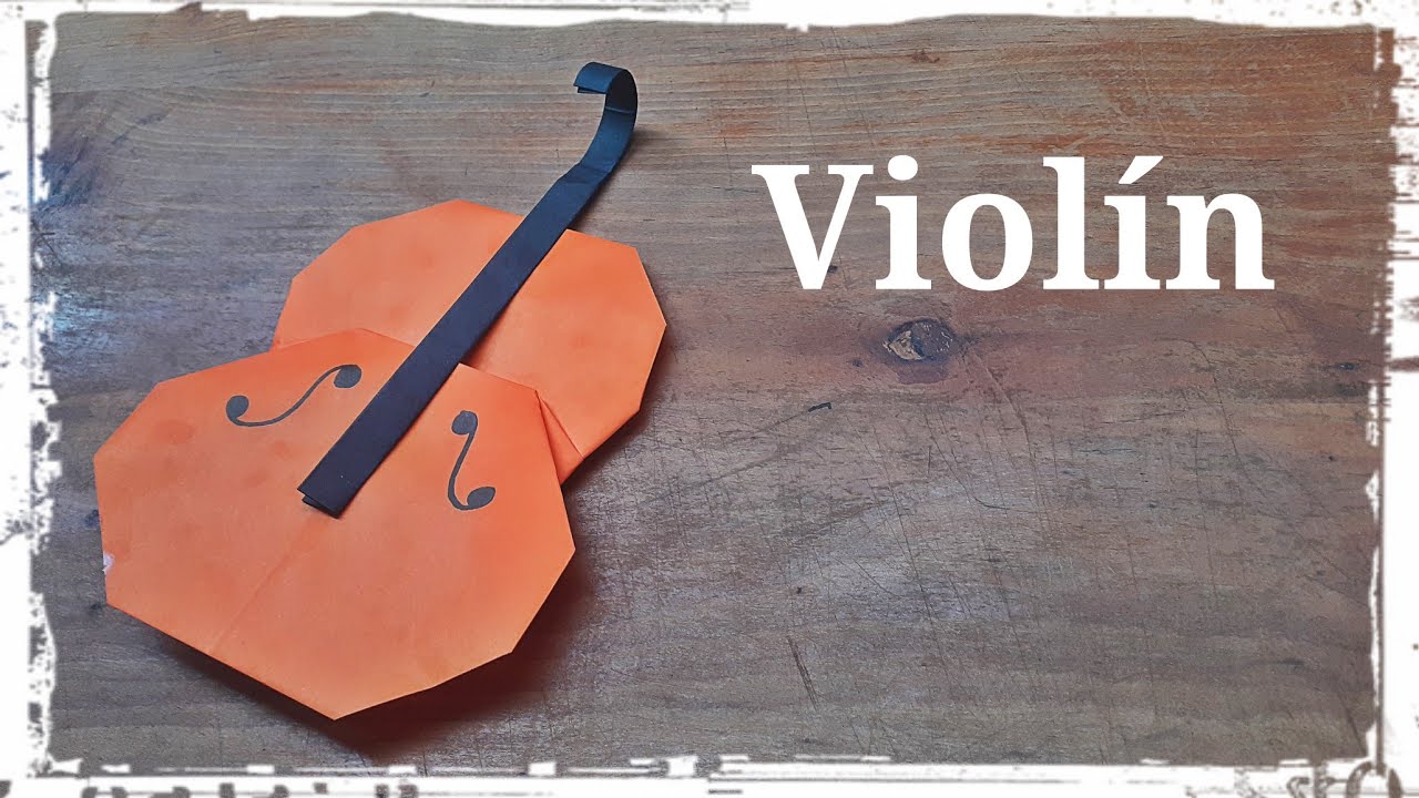 Violín de Papel - Origami