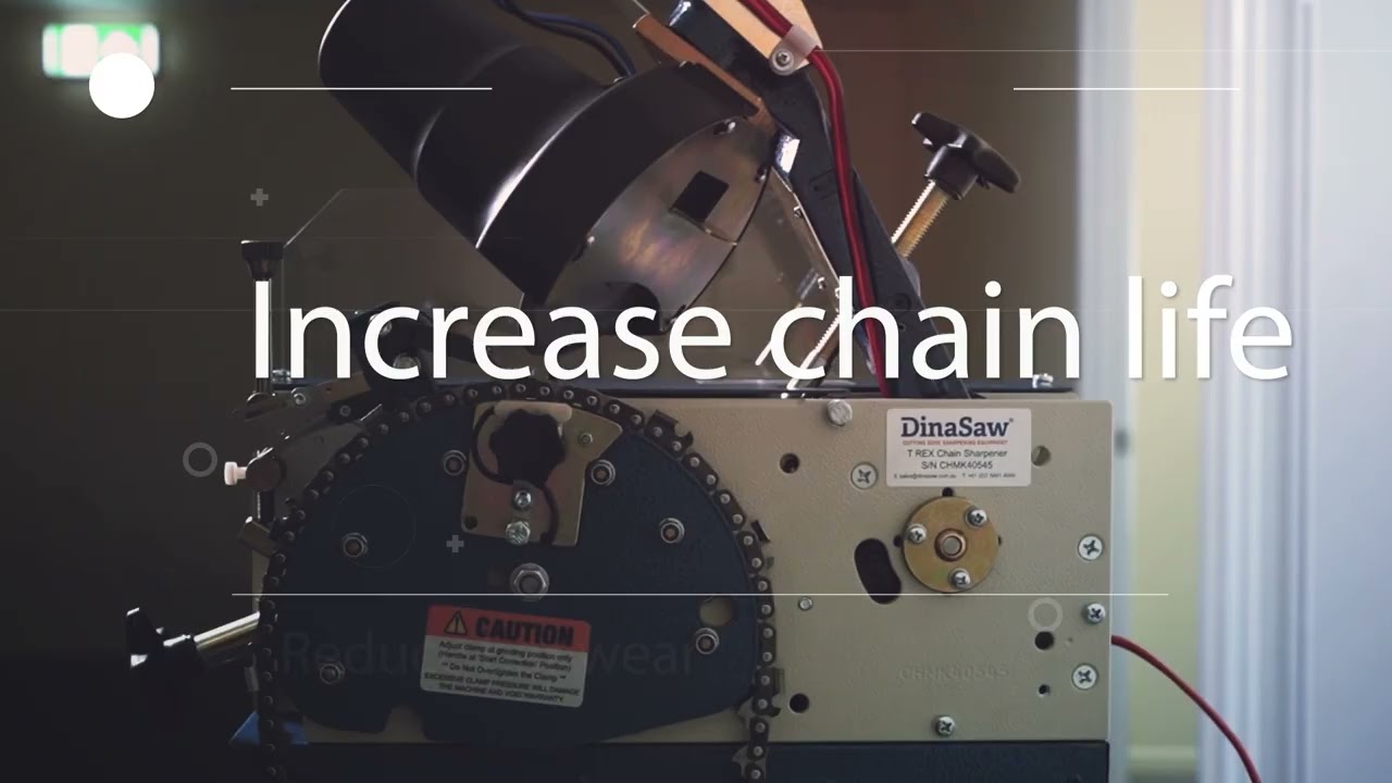 DinaSaw T-Rex Automatic Chainsaw Chain Sharpener