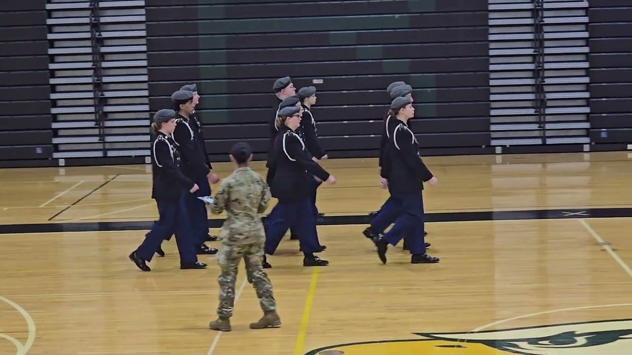 NBHS Unarmed Platoon Drill Meet 4