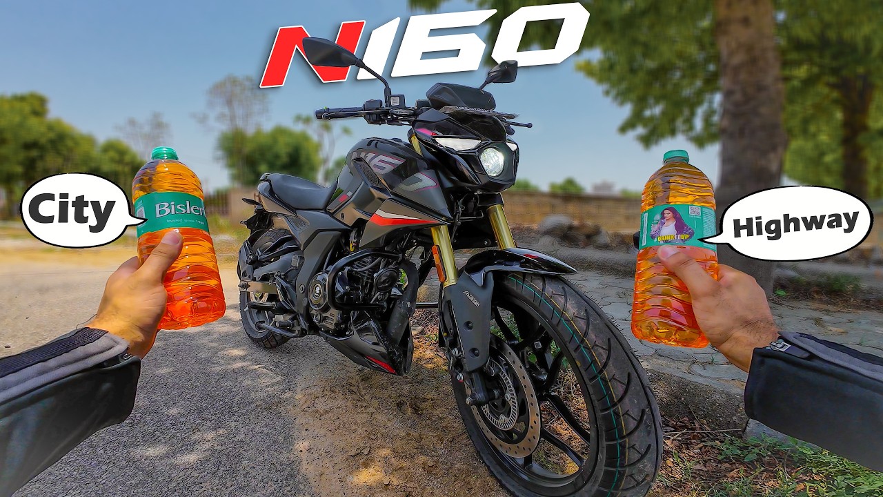 New Bajaj Pulsar N160: Dual 1-Litre Mileage Test | True Real-Life Mileage