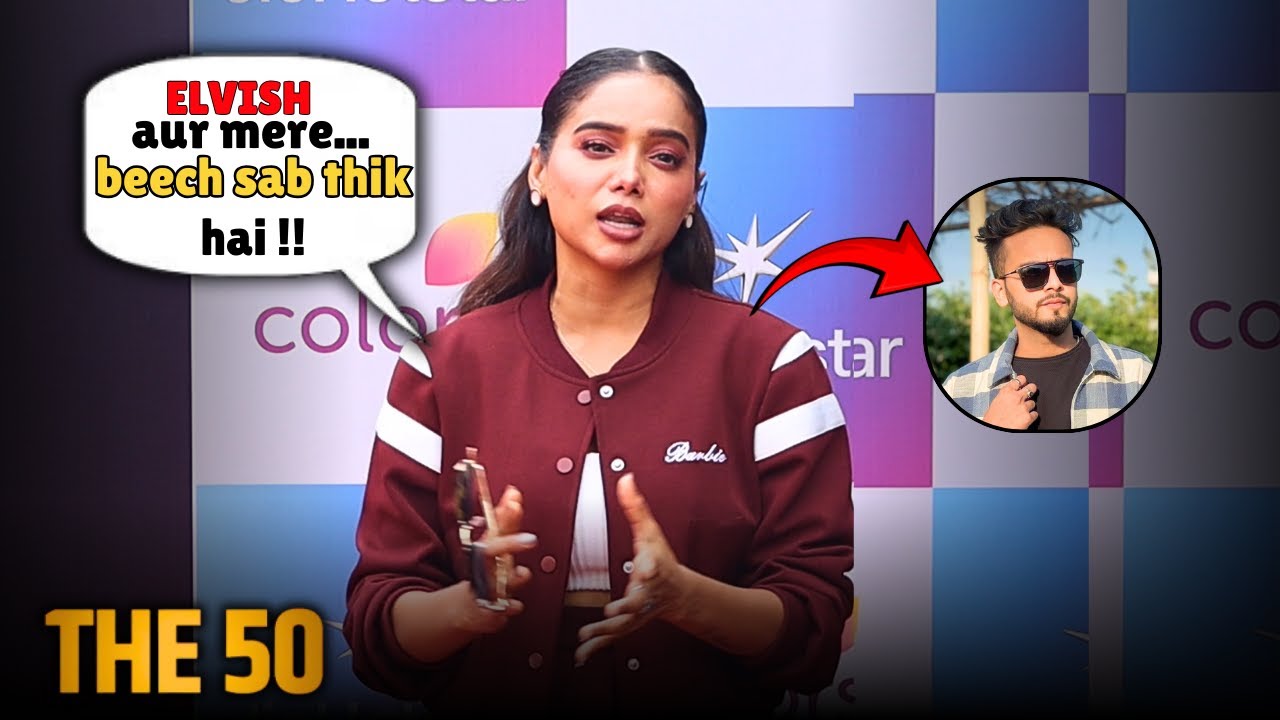 Manisha Rani Digs At Elvish Yadav | Spotted At Premier Of The 50 Reality Show | Jio Hotstar