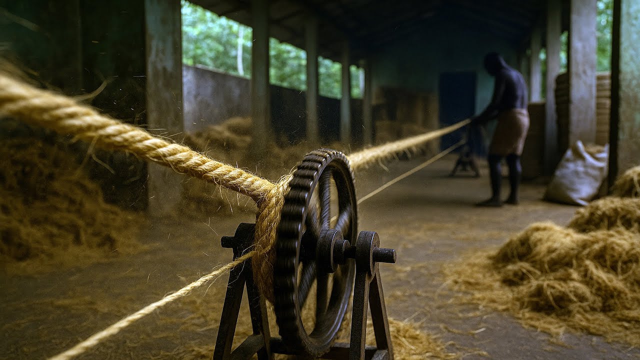 Original Coco Fiber Rope Making For Gardening