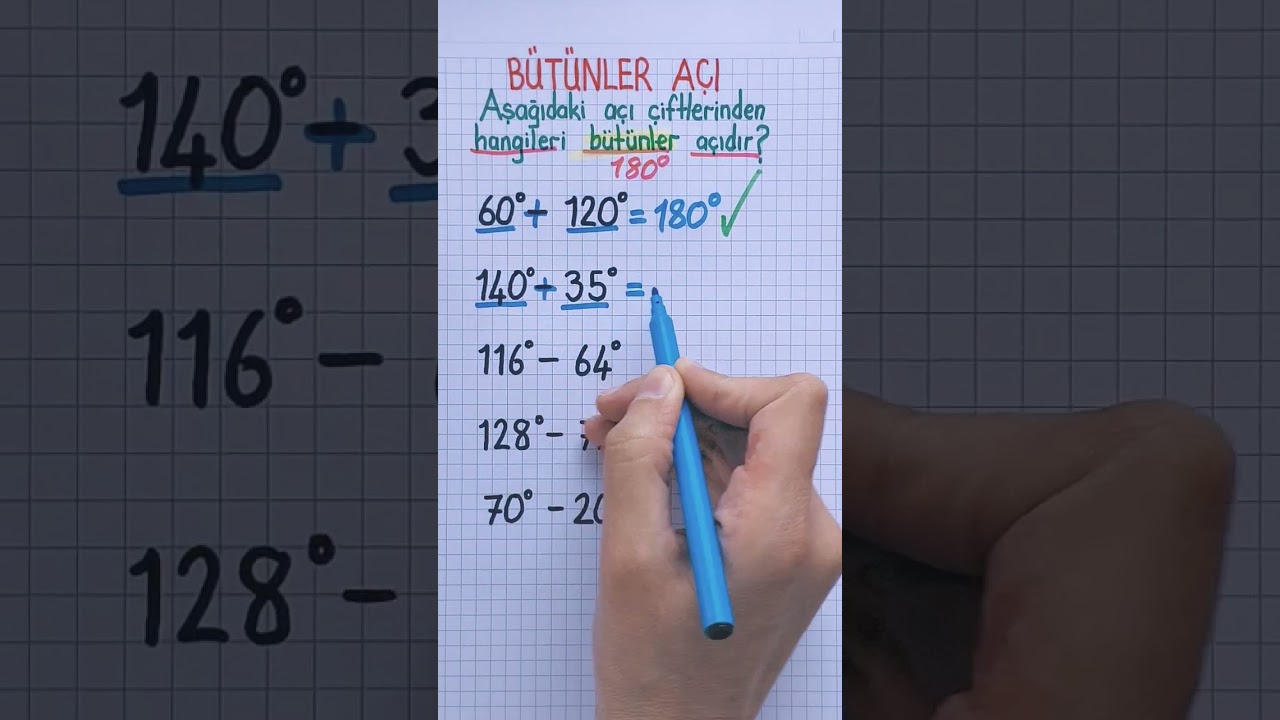 6.SINIF🟢B&Uuml;T&Uuml;NLER A&Ccedil;I NEDİR❓️📌Toplamları 1️⃣8️⃣0️⃣&deg; Olan A&ccedil;ılardır ➡️ #b&uuml;t&uuml;nlera&ccedil;ı #a&ccedil;ı ✅️✅️