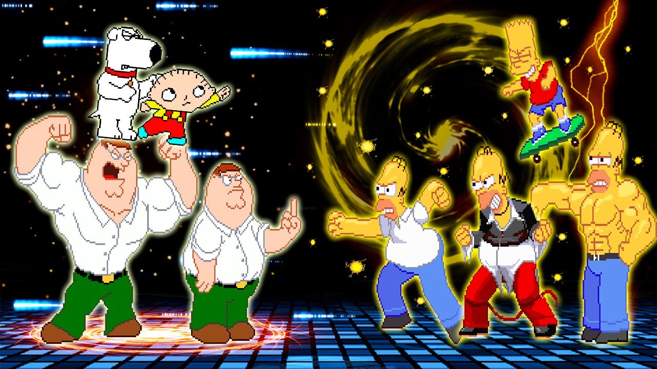Peter Griffin VS Homero Simpson | M.U.G.E.N