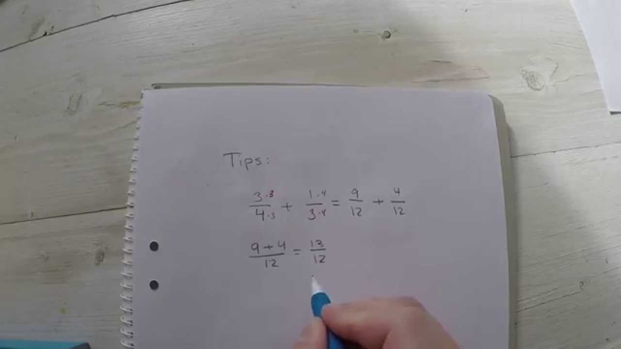 Ma 1b - 1.3.1 - Add & sub & mult & div av bråk