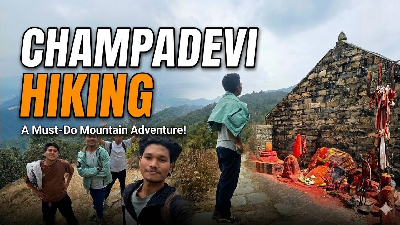 Champadevi hiking video 🙏❣️💓 saturday fun 💓🤭 yeso ghum gham 